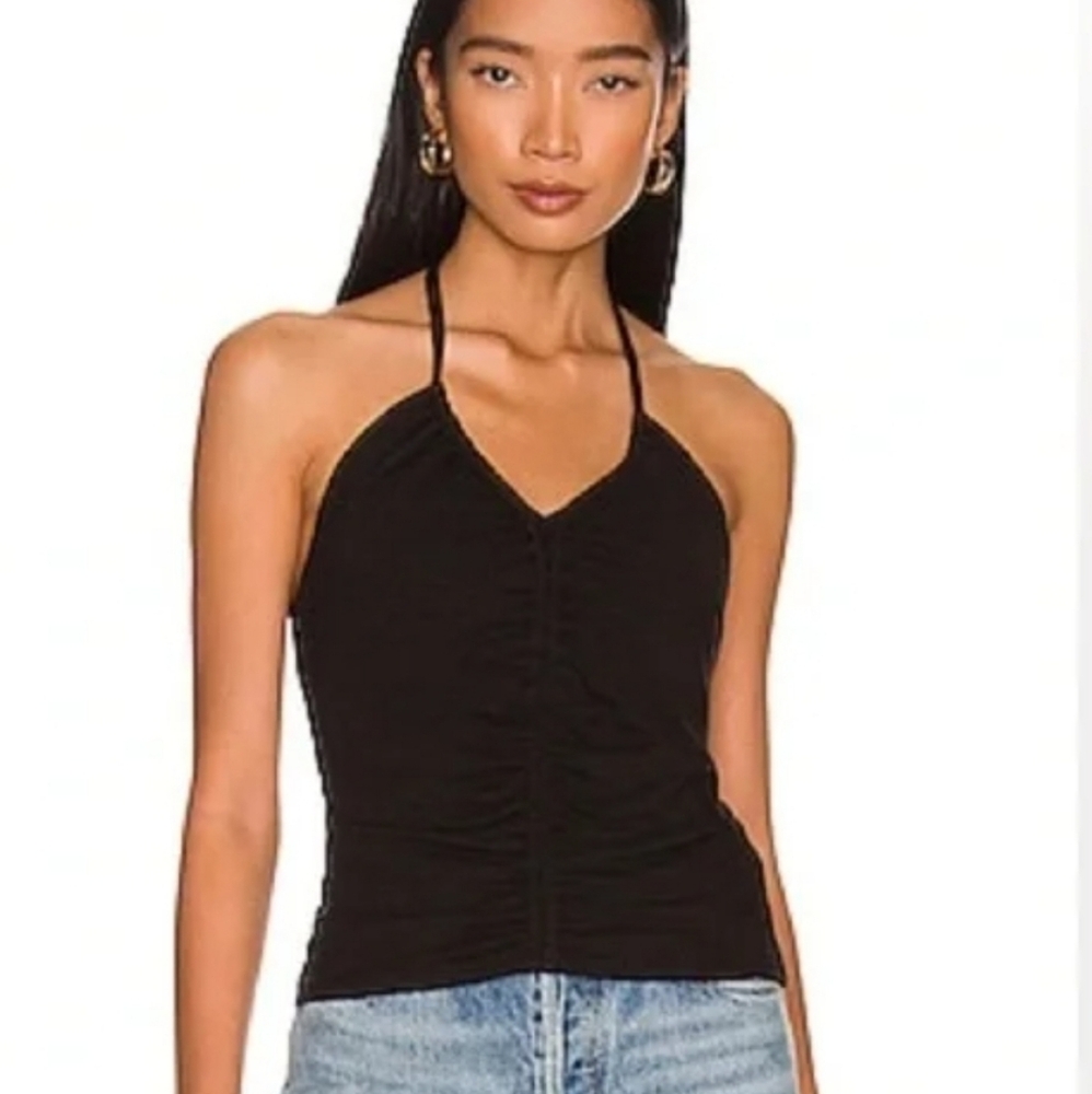 Evereve Black Halter Top